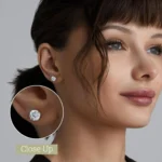 Gilded 2 Carat Lab Grown Diamond Stud Earrings in 14KT Yellow Gold – IGI Certified, Hypoallergenic, Brilliant Sparkle