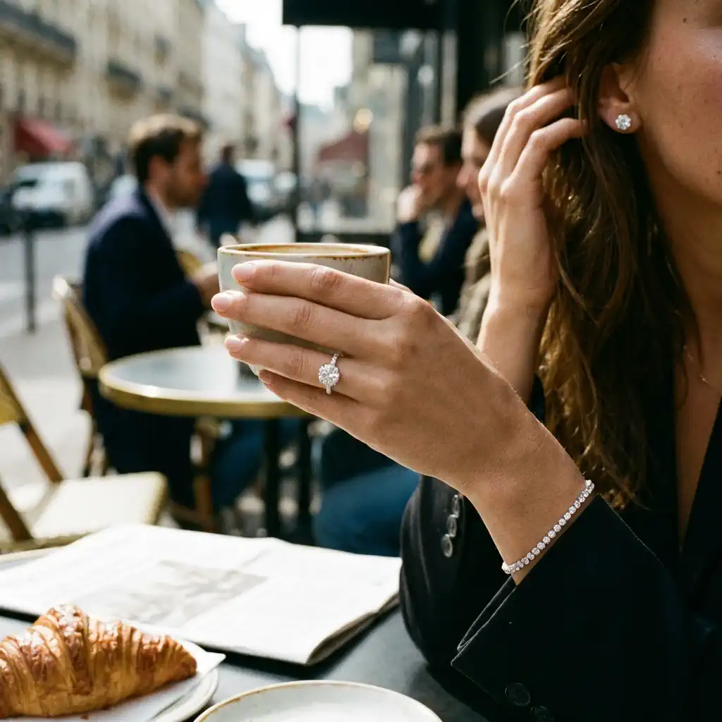 moissanite stud earrings and rings ideal for budget-conscious buyers
